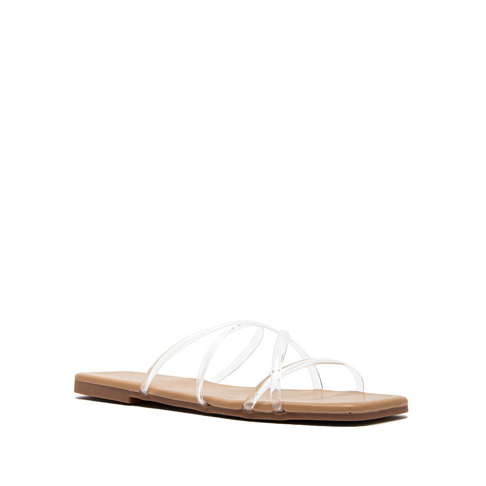 Clear Strappy Sandals