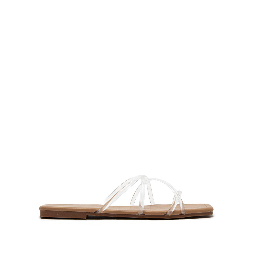 Clear Strappy Sandals