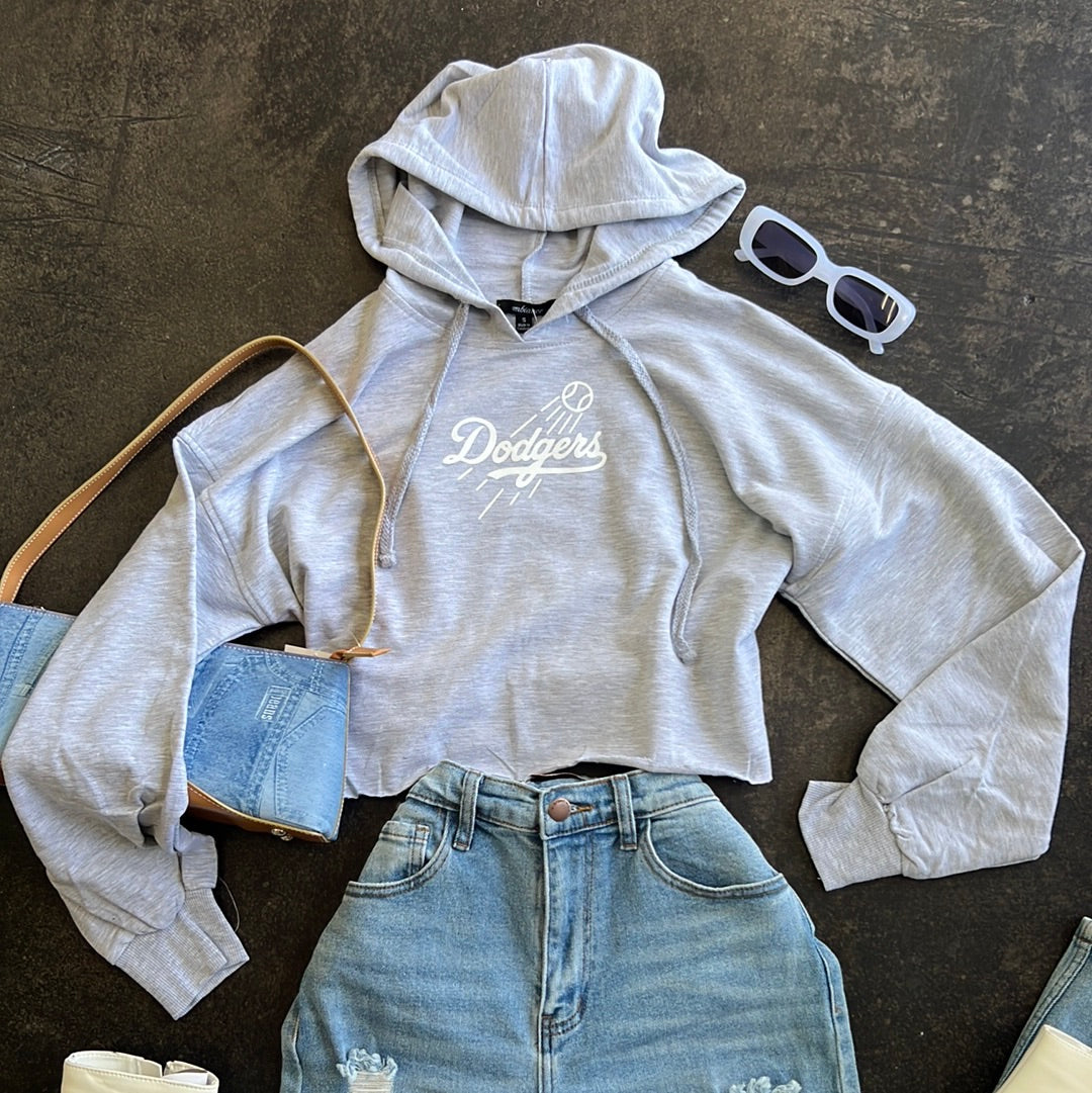 Baseball Gray Hoodie
