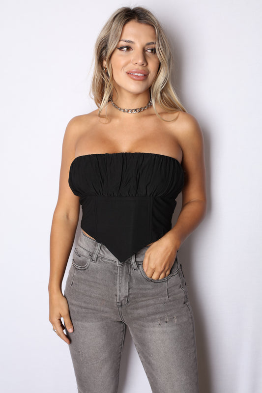 Corset Top Black
