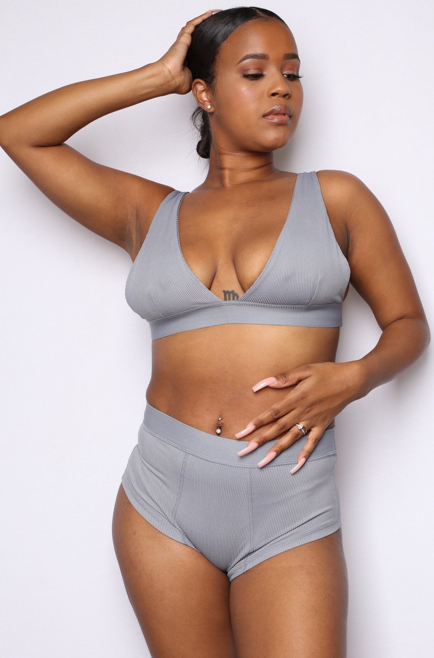 Skimmers 3 Piece Lounge Set Gray