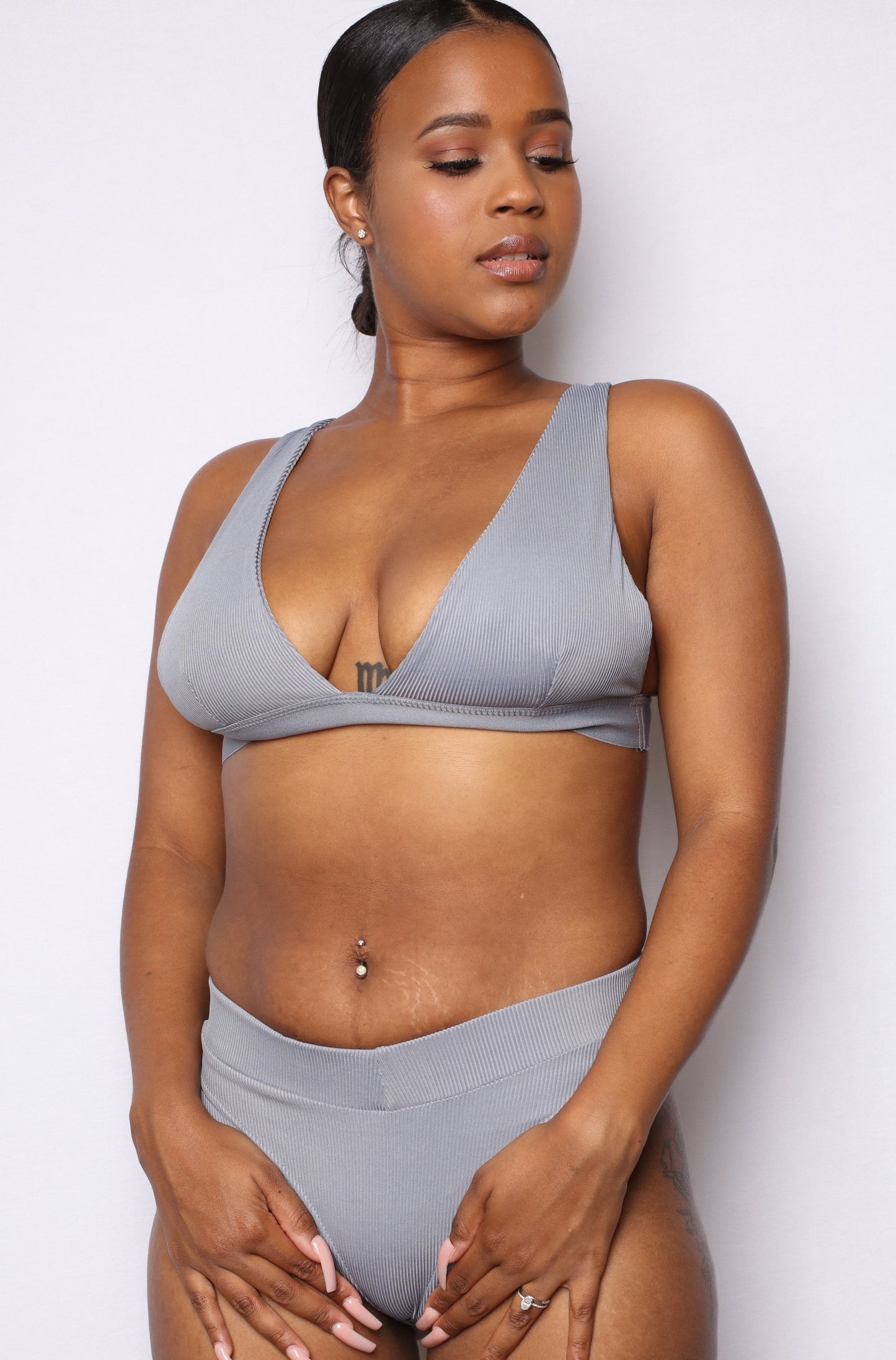 Skimmers 3 Piece Lounge Set Gray