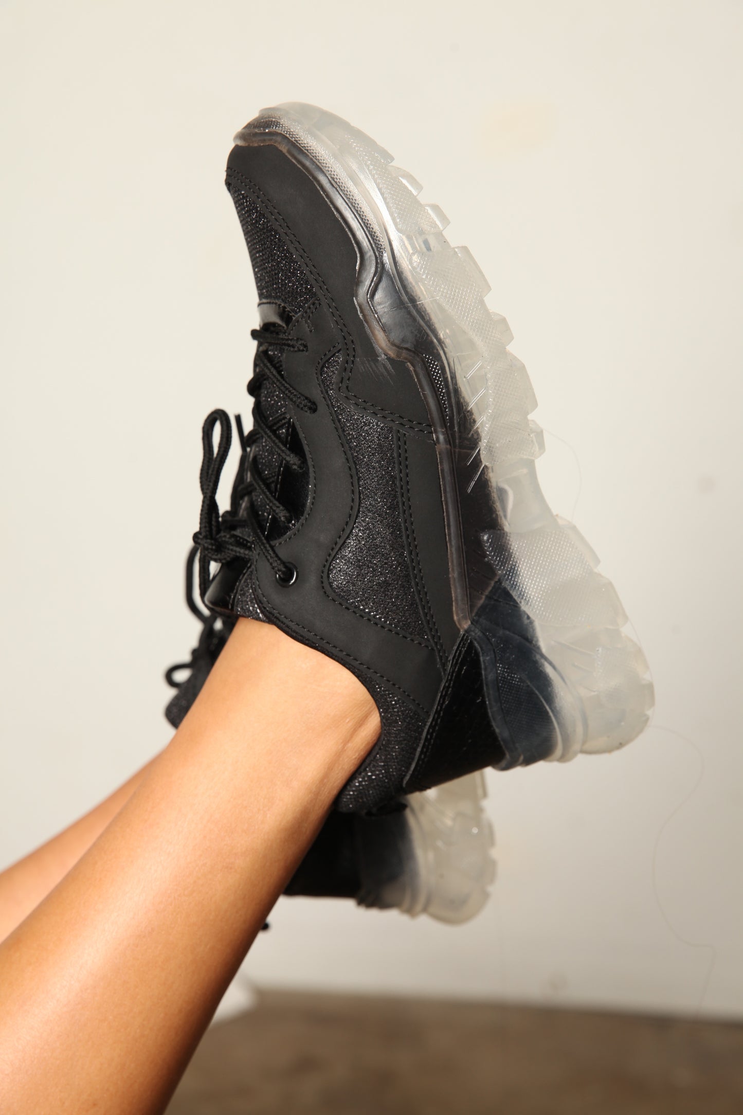 Balenci Runway Dad Sneakers Twinkle Black