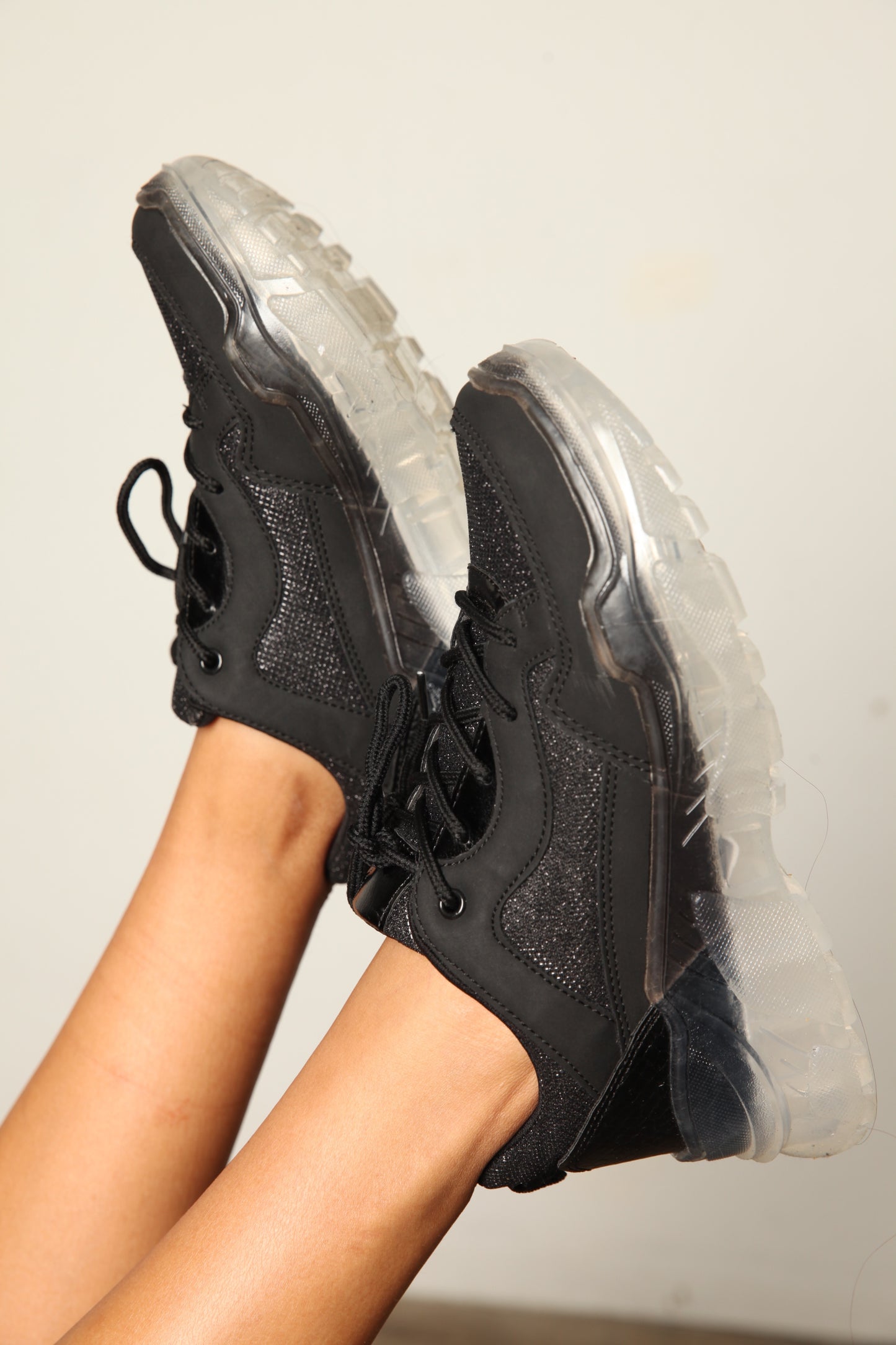 Balenci Runway Dad Sneakers Twinkle Black