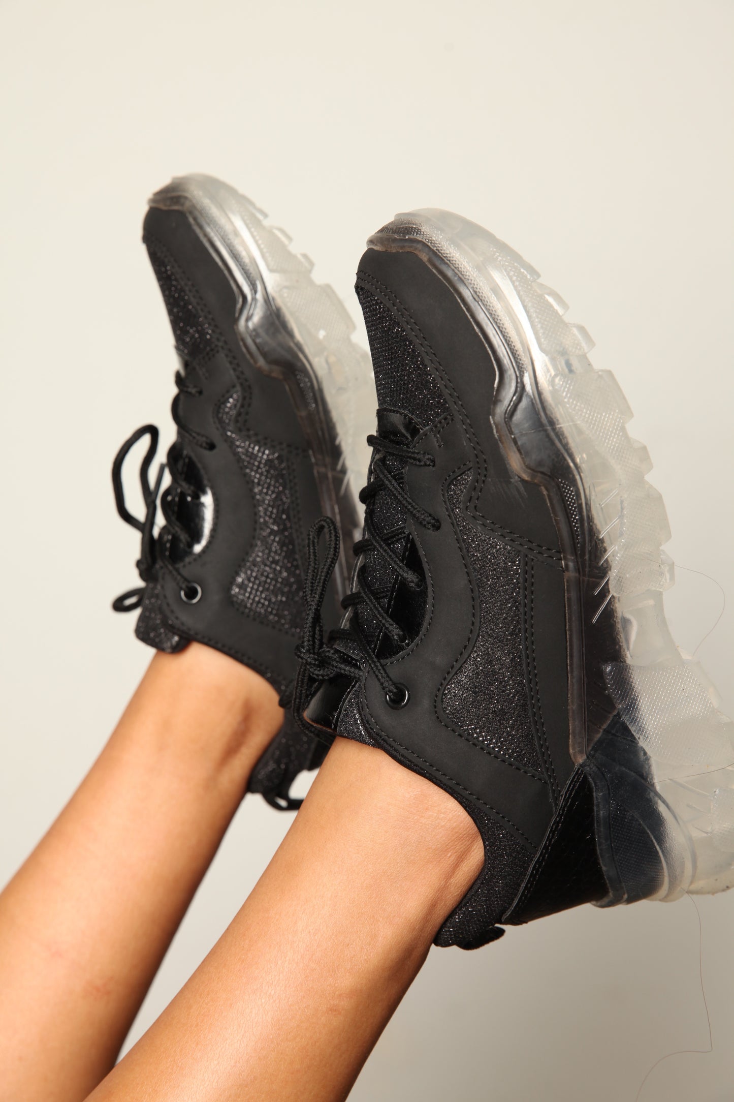 Balenci Runway Dad Sneakers Twinkle Black