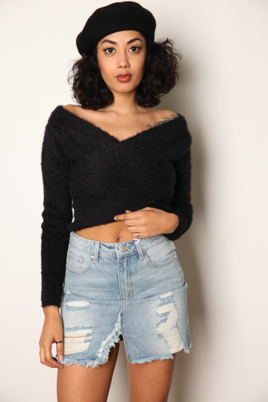 Denim Vintage Mini Skirt