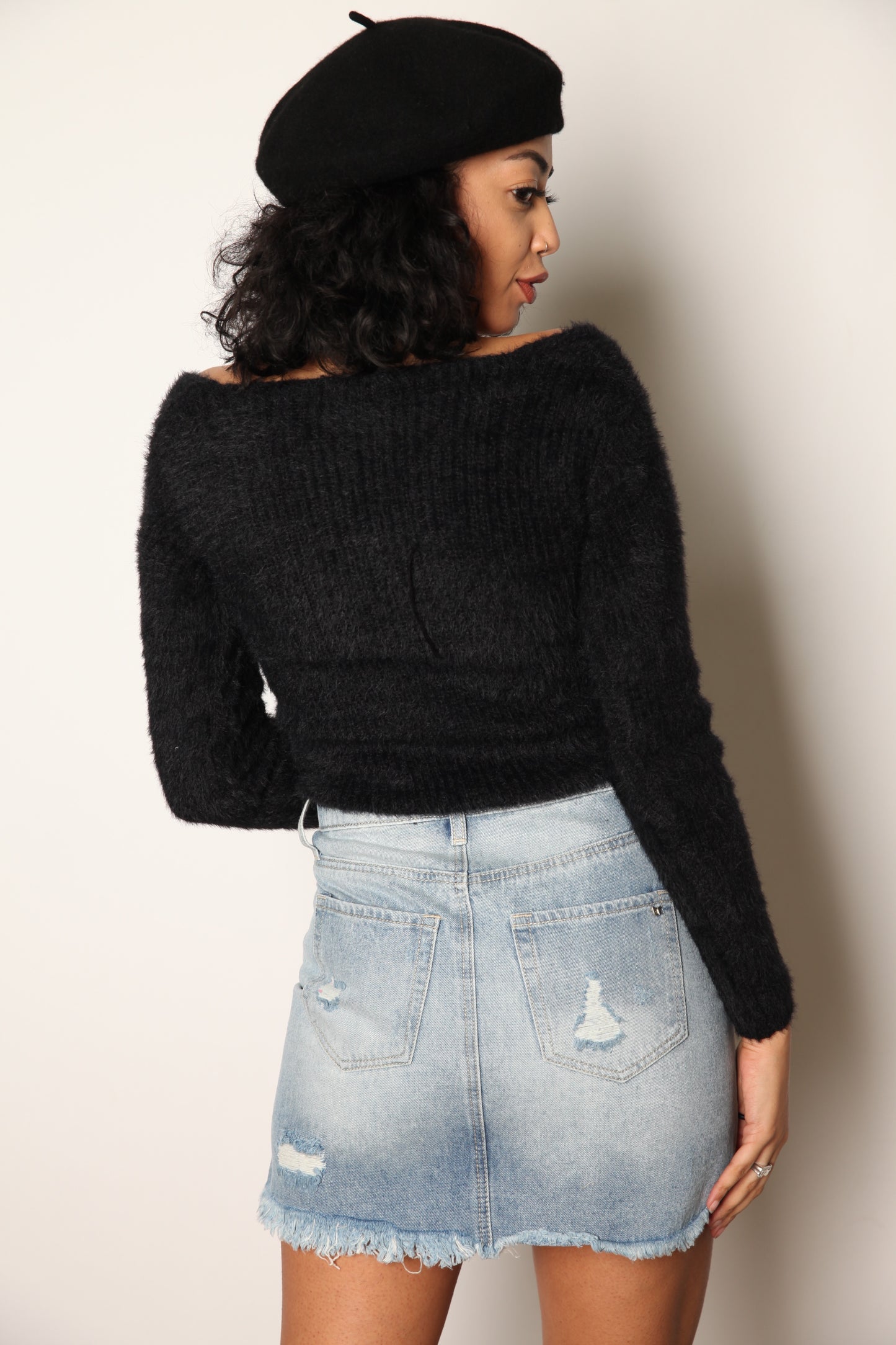 Denim Vintage Mini Skirt