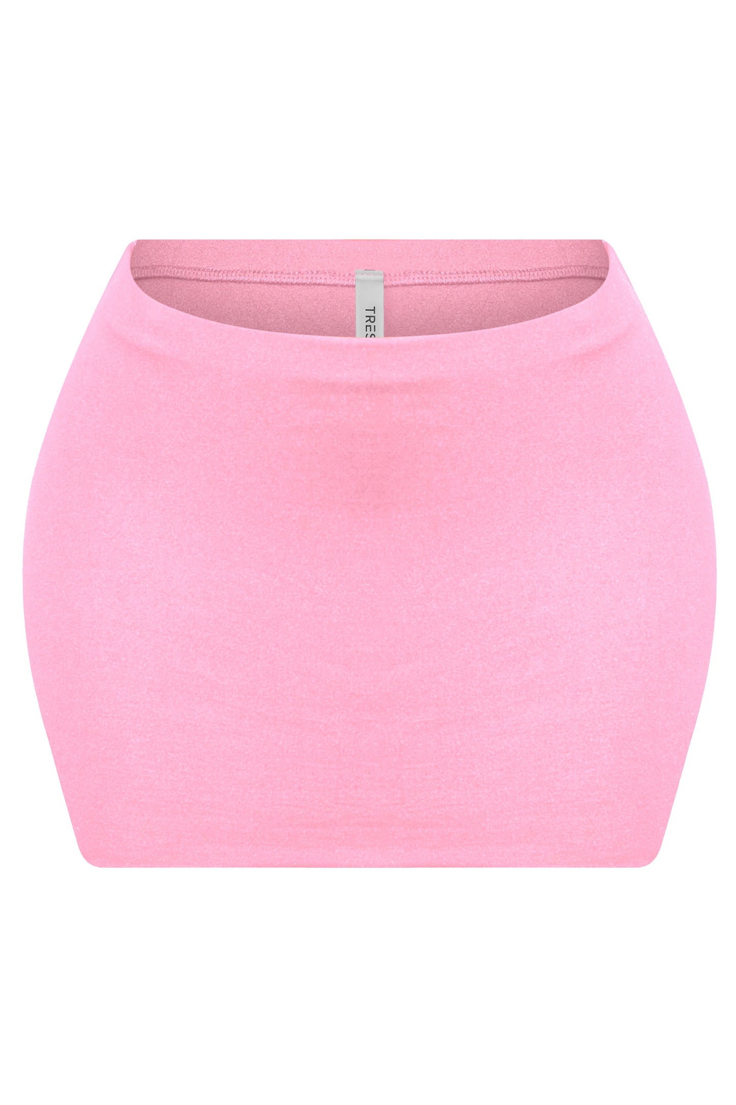 Basic Solid Micro Mini Skirt Baby Pink