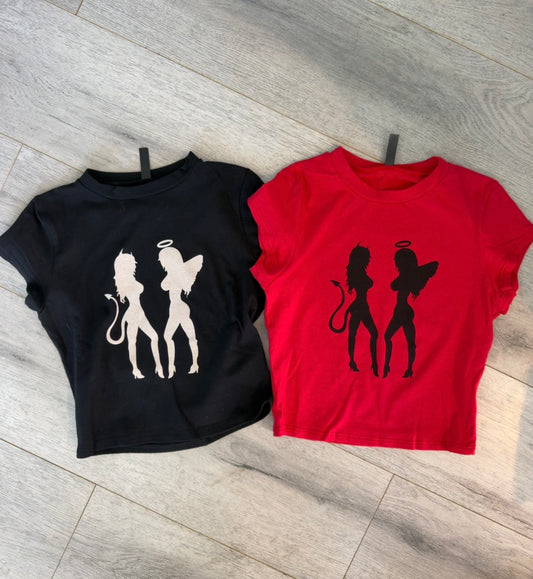 Devil/Angel Baby Tee