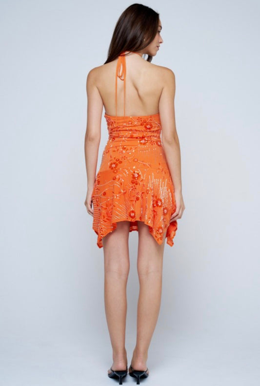 Fully Beaded Halter Fairy Dresses