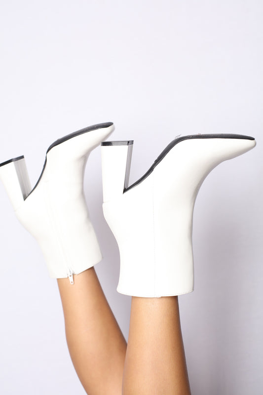 White Patent Gogo Boots
